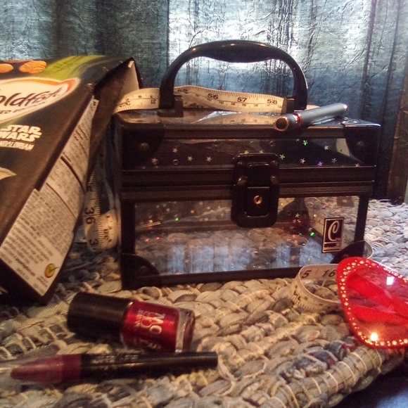 Caboodles Storage & Organization Small Clear Plexi Star Powered